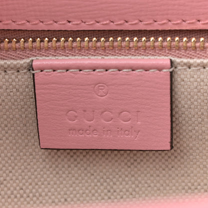 Gucci Azalea Calfskin Horsebit 1955 Shoulder Bag New Cherry Red Wild Rose 6 of 10