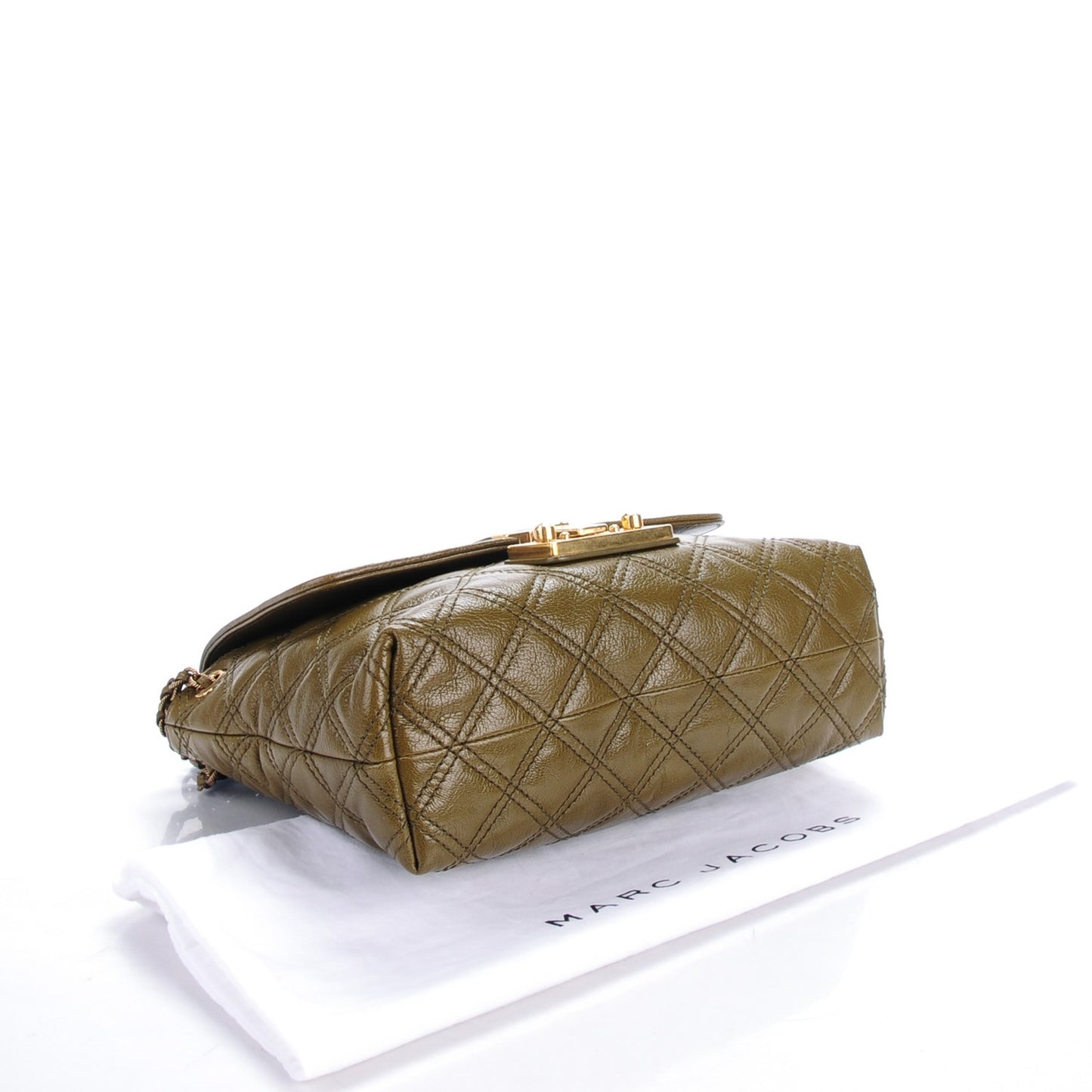 Lacquered Lambskin Baroque The Large Single Flap Fern