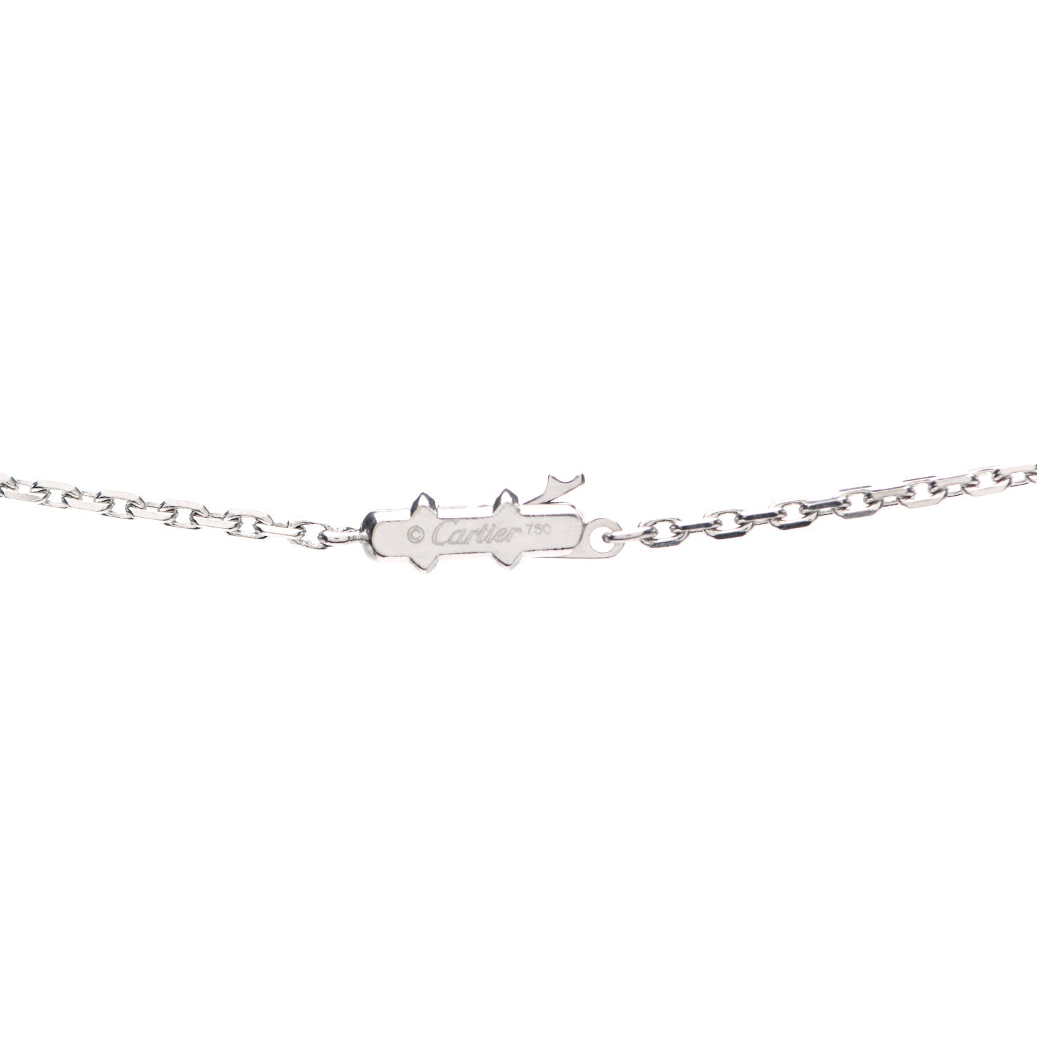 Cartier 18K White Gold LOVE Screwdriver Pendant Necklace 4 of 7