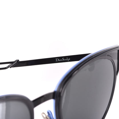 Christian Dior Sculpt Cat Eye Sunglasses Black 7 of 9