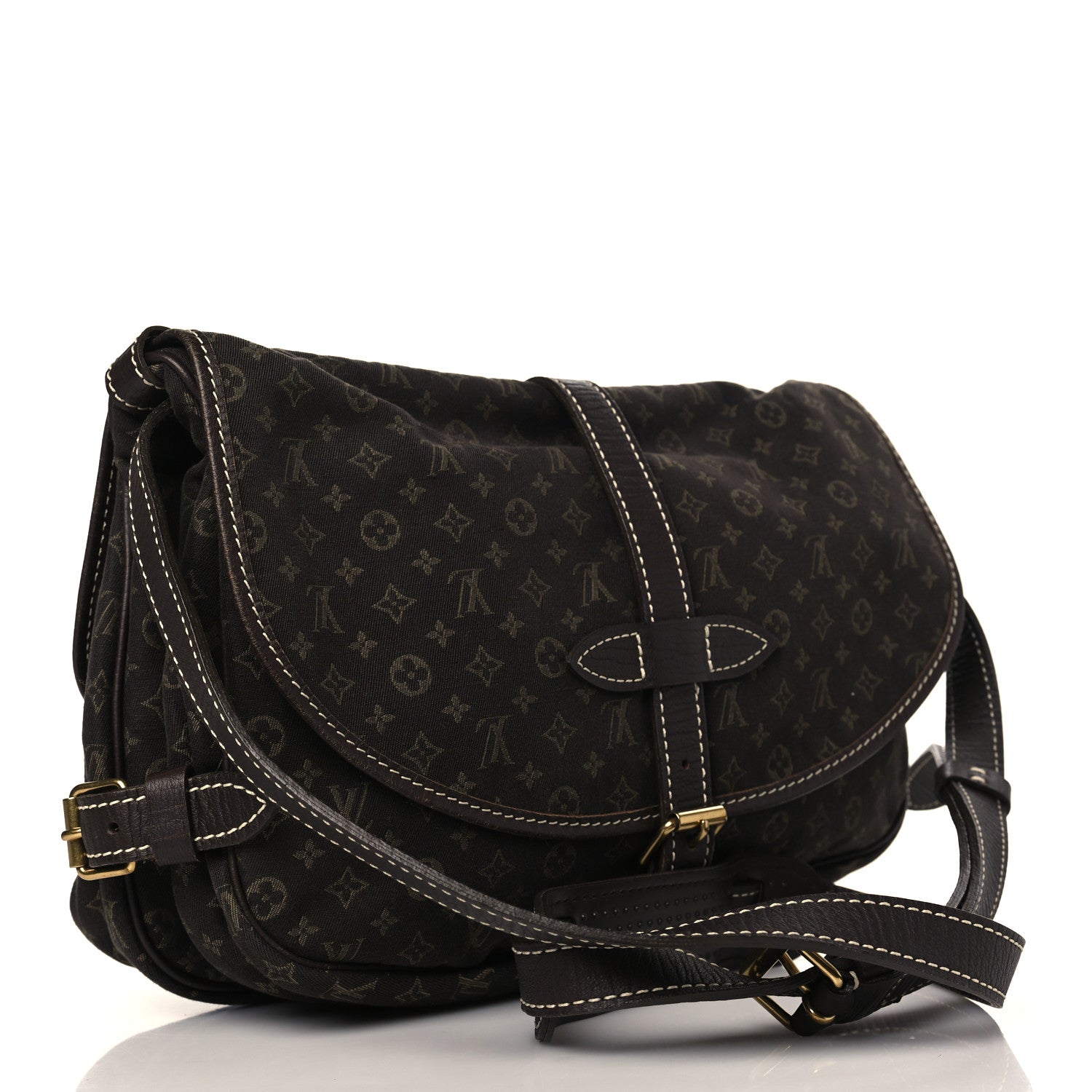 Louis Vuitton Monogram Mini Lin Saumur Ebene 3 of 9