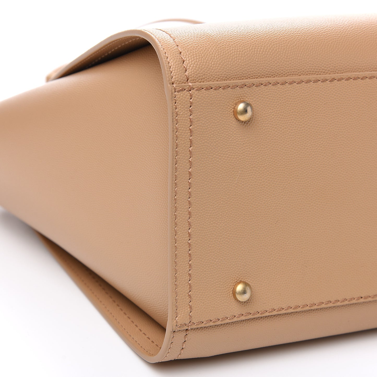 Caviar Small Studded Deauville Tote Beige