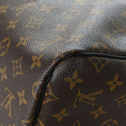Louis Vuitton Monogram Macassar Keepall Bandouliere 55 10 of 10