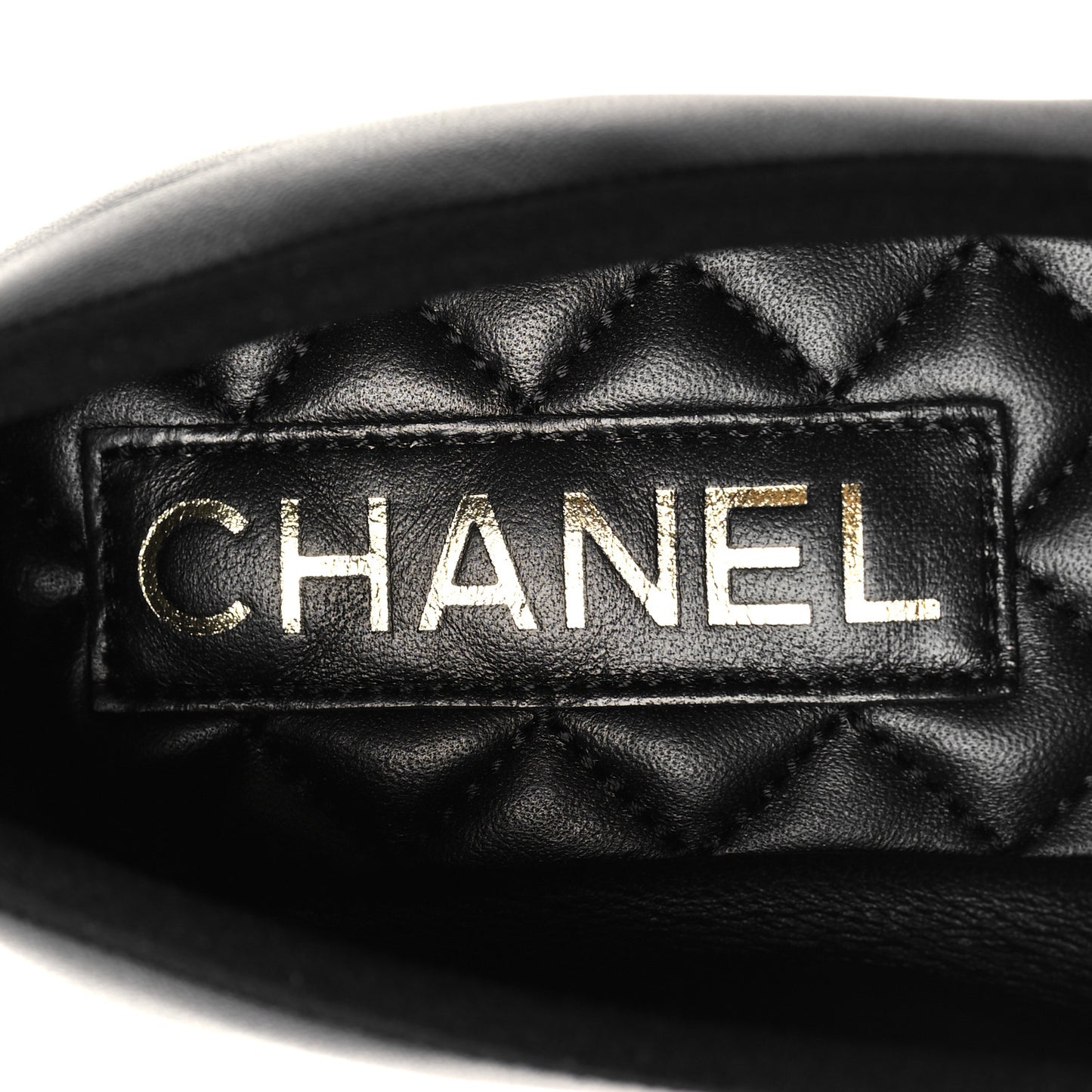 Lambskin Mary Jane Flats 36 Black
