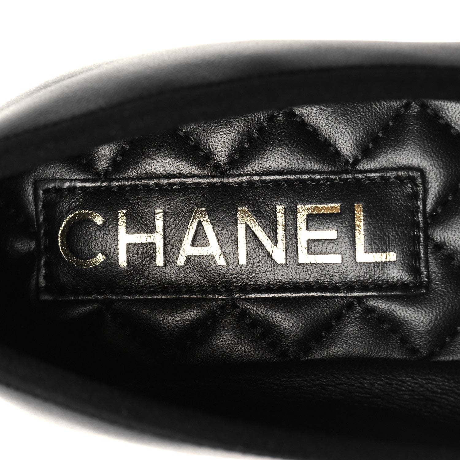 Chanel Lambskin Mary Jane Flats 36 Black 8 of 9