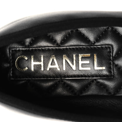 Chanel Lambskin Mary Jane Flats 36 Black 8 of 9