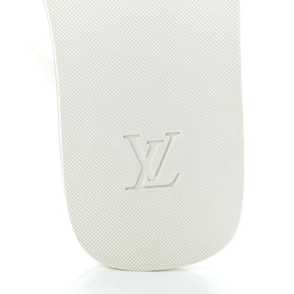 Louis Vuitton Rubber Molitor Thong Sandals 8 White 6 of 9