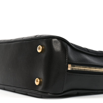 Chanel Lambskin Quilted Coco Vintage Camera Case Black 10 of 10