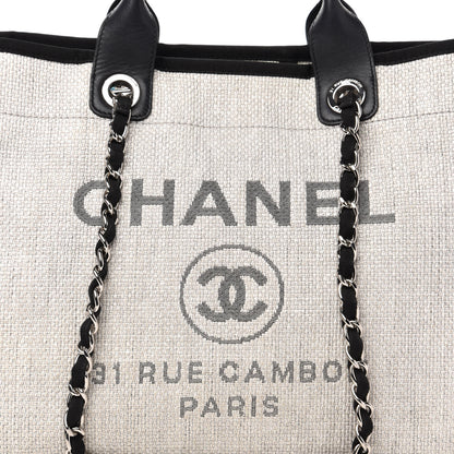 Chanel Canvas Medium Deauville Tote Grey 11 of 11