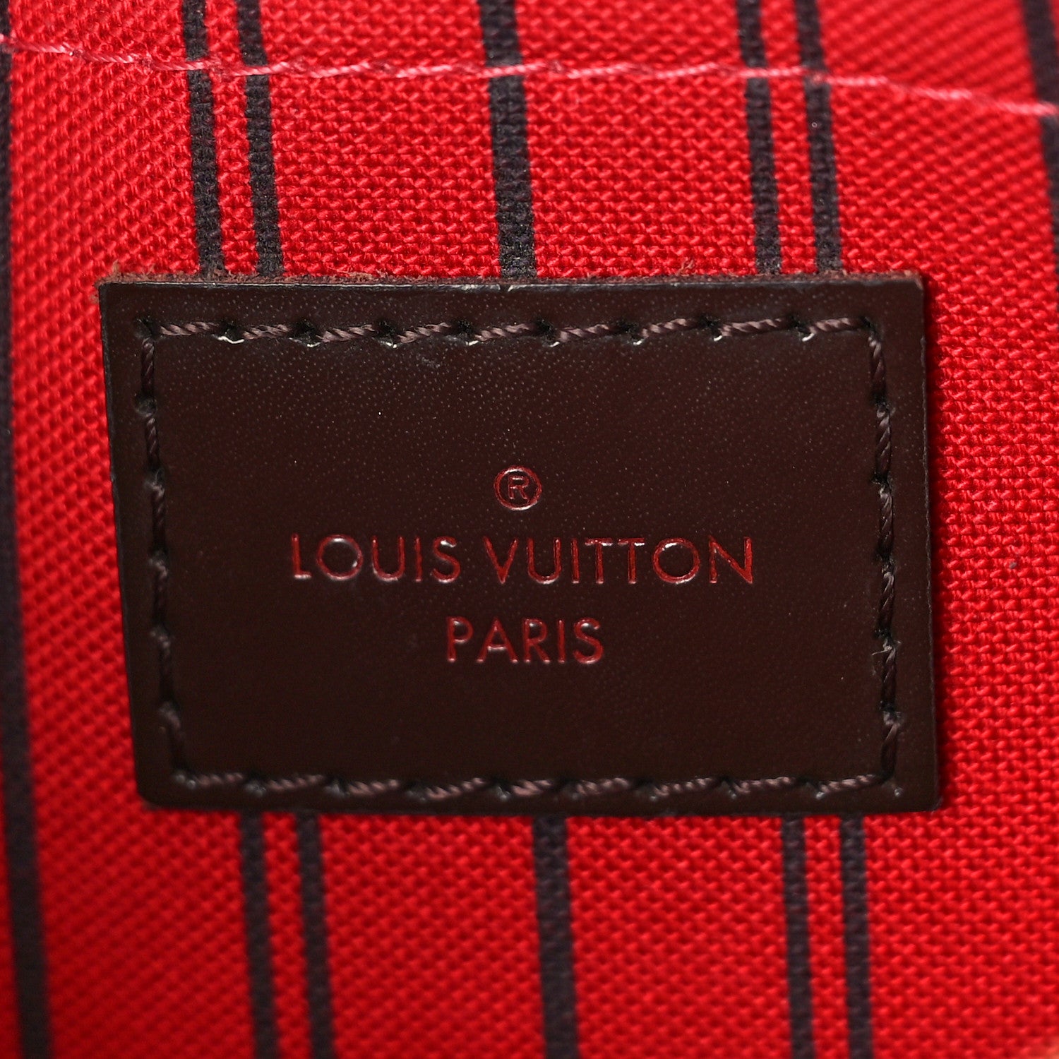 Louis Vuitton Damier Ebene Neverfull MM GM Pochette 6 of 8