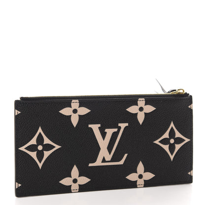 Louis Vuitton Empreinte Monogram Giant Crafty Pochette Felicie Zippered Insert Black 3 of 6