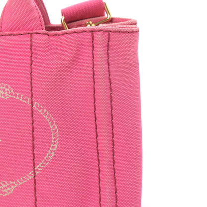 Prada Canapa Small Logo Tote Peonia 11 of 13