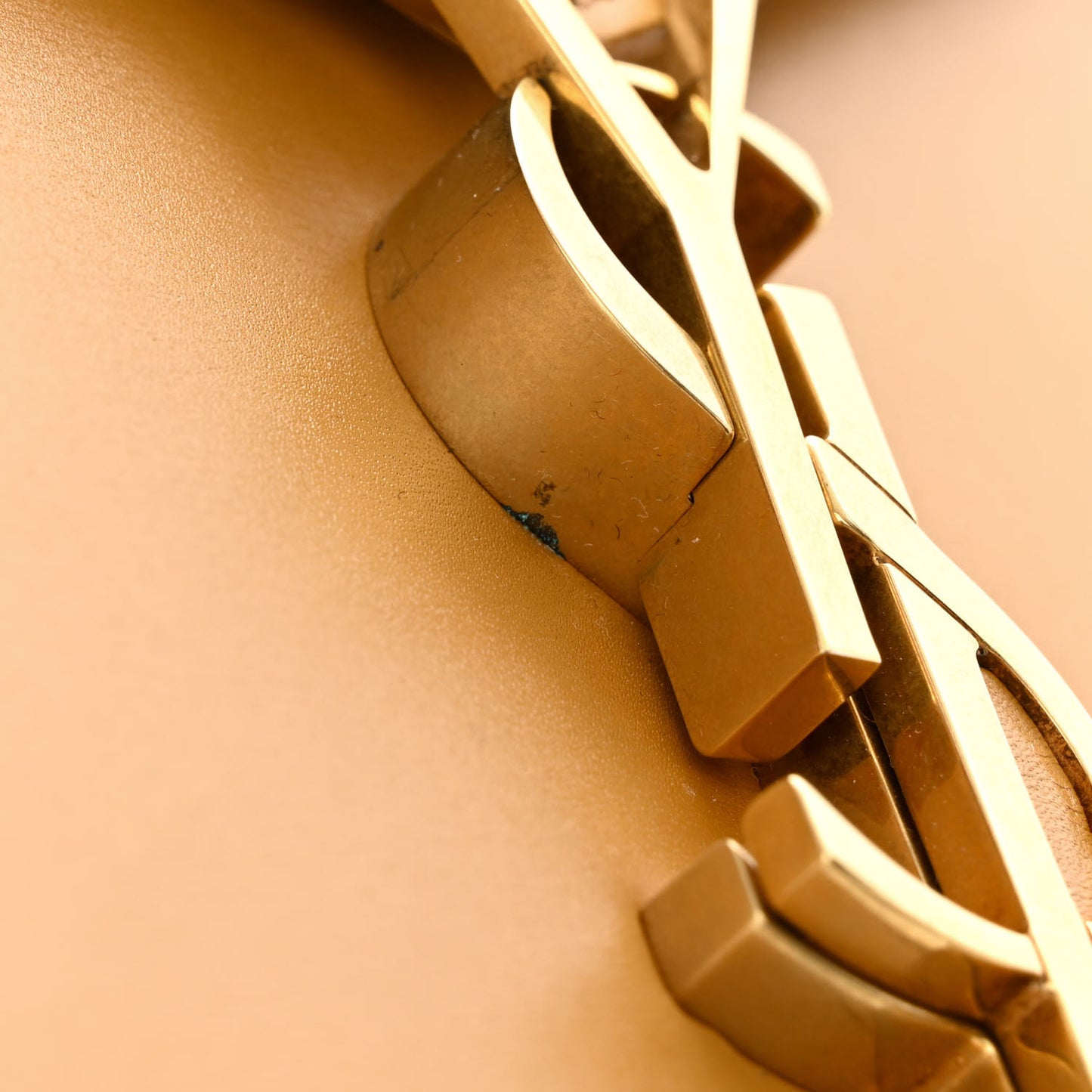 Smooth Calfskin Monogram Cassandra Clasp Bag Cappuccino