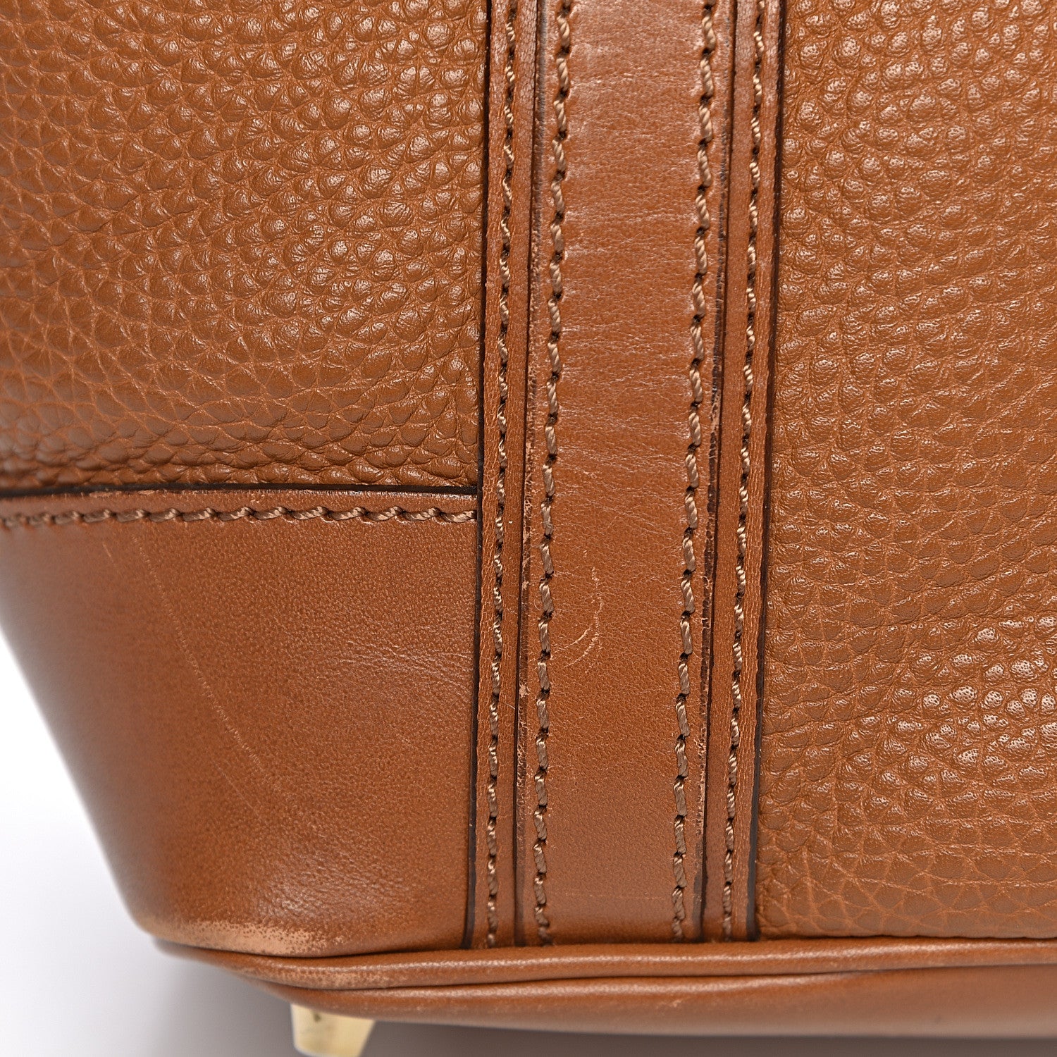 Burberry Grainy Calfskin Medium Golderton Tote Brown 11 of 17