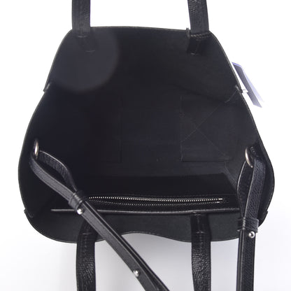 Celine Grained Calfskin Small Vertical Cabas Black 7 of 10