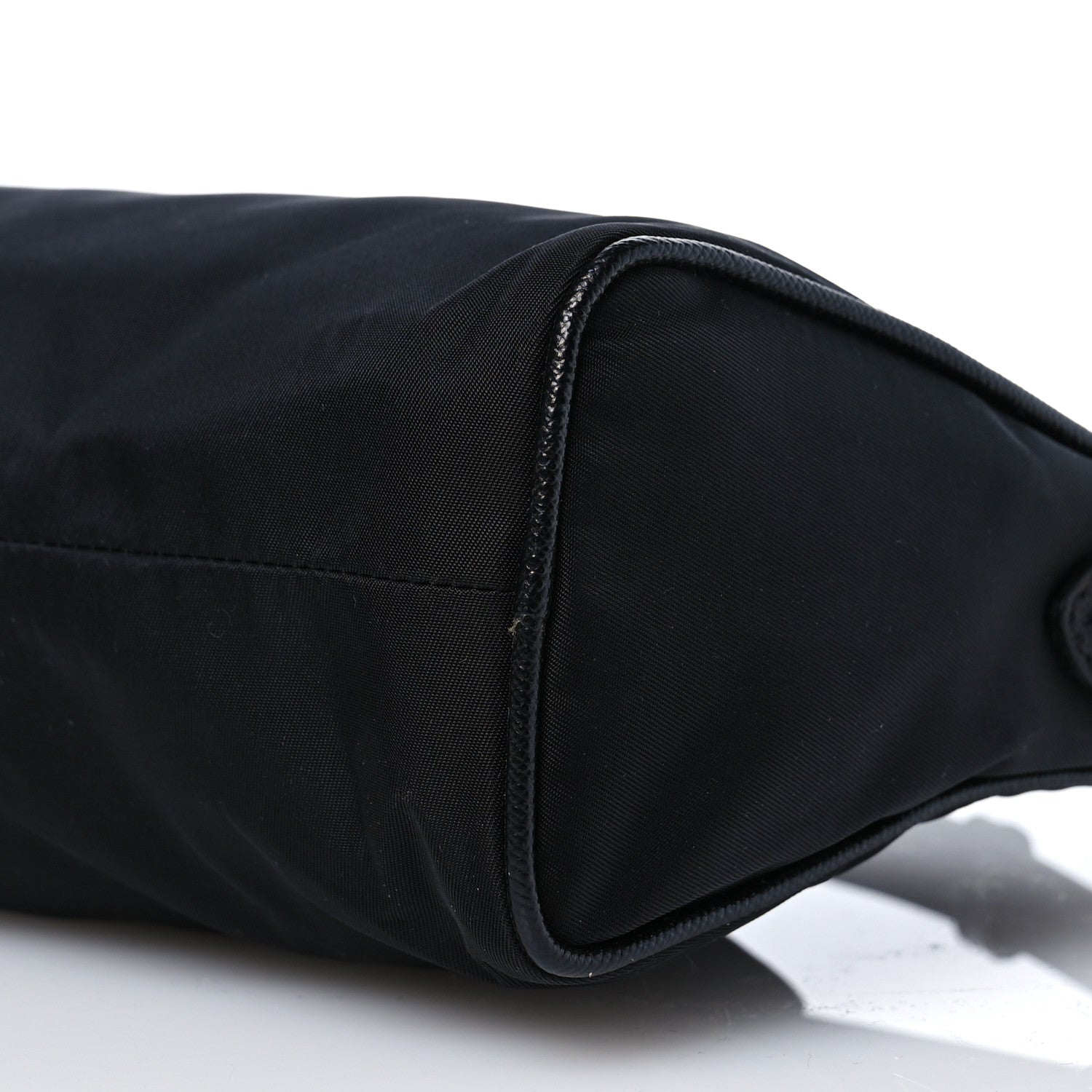 Prada Tessuto Nylon Saffiano Shoulder Bag Black 11 of 14