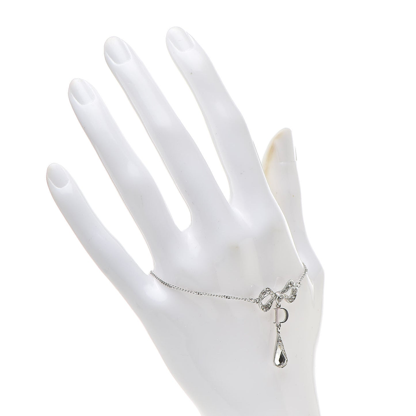 Metal Bow Bracelet Silver
