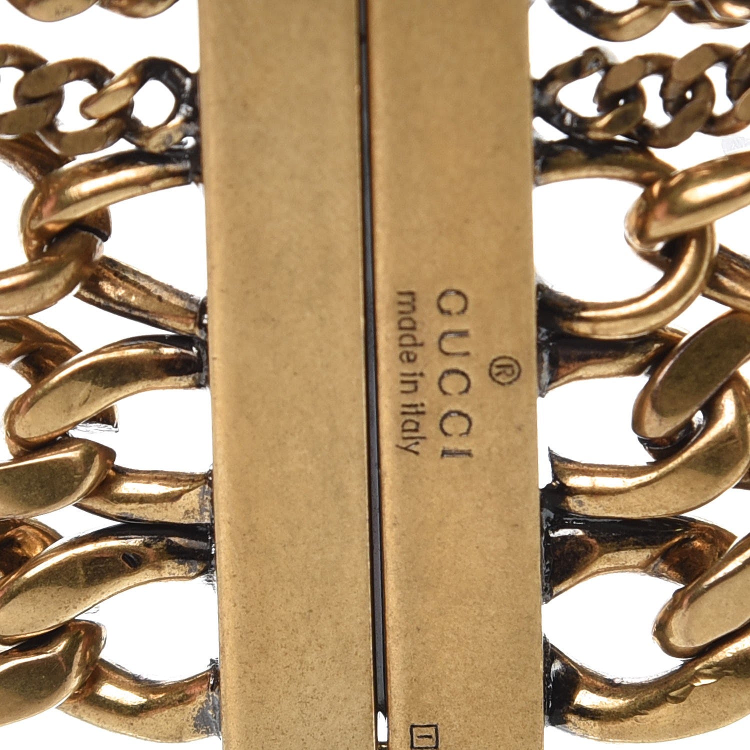 Gucci Bead Multi Strand Necklace Black Gold 5 of 6