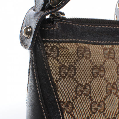 Gucci Monogram Pelham Studded Shoulder Bag Ebony 6 of 12