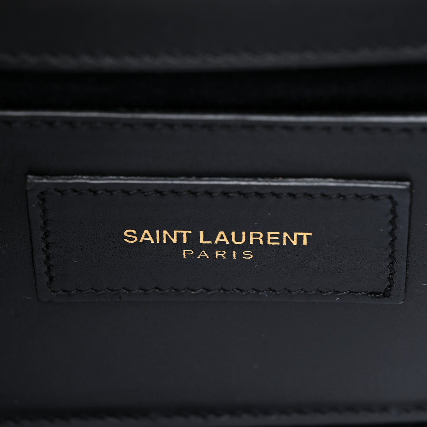 Calfskin Small Classic Monogram Kate Tassel Satchel Black