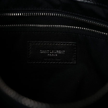 Saint Laurent Calfskin Y Quilted Monogram Medium Loulou Chain Satchel Black 6 of 20