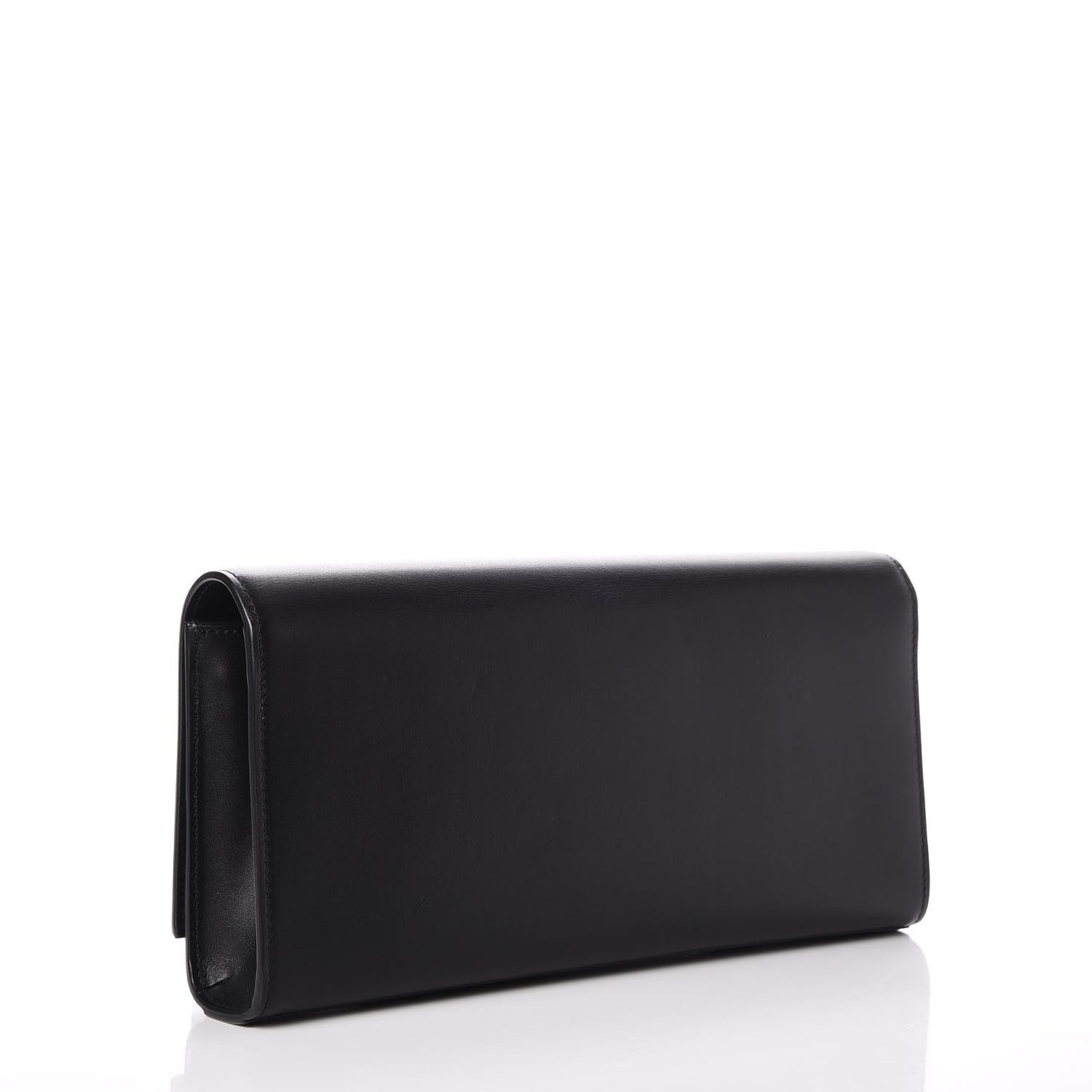 Calfskin Classic Monogram Tassel Clutch Black