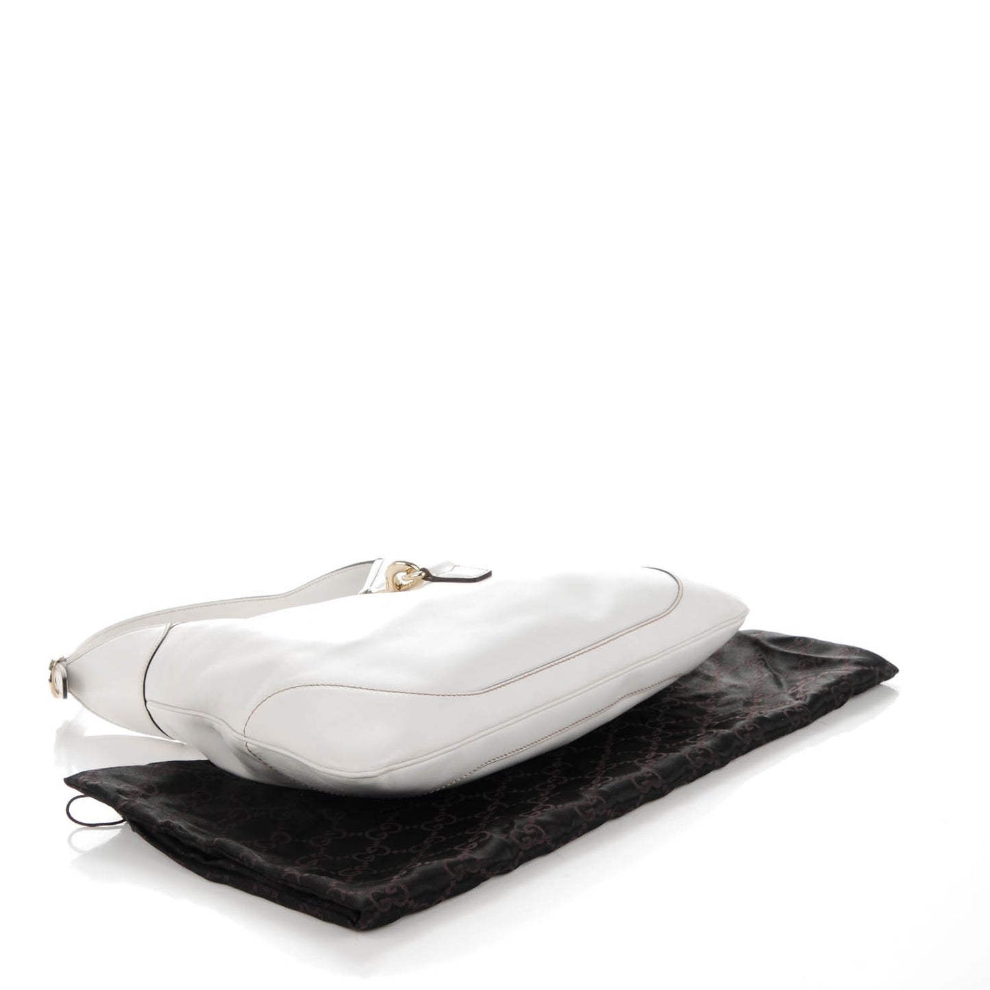 Calfskin Medium Jackie O Bouvier Hobo White