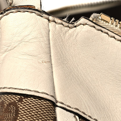 Gucci Monogram Large D Gold Hobo Off White 12 of 15