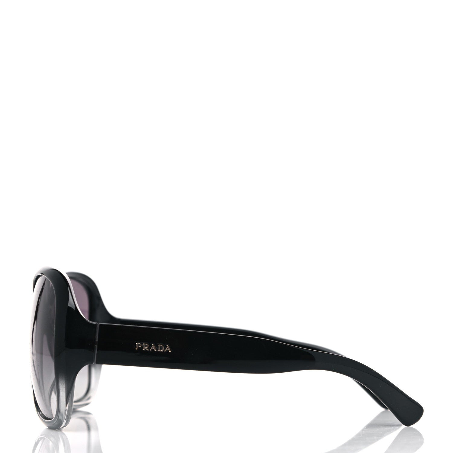 Prada Sunglasses SPR 27M Black Transparent 3 of 7