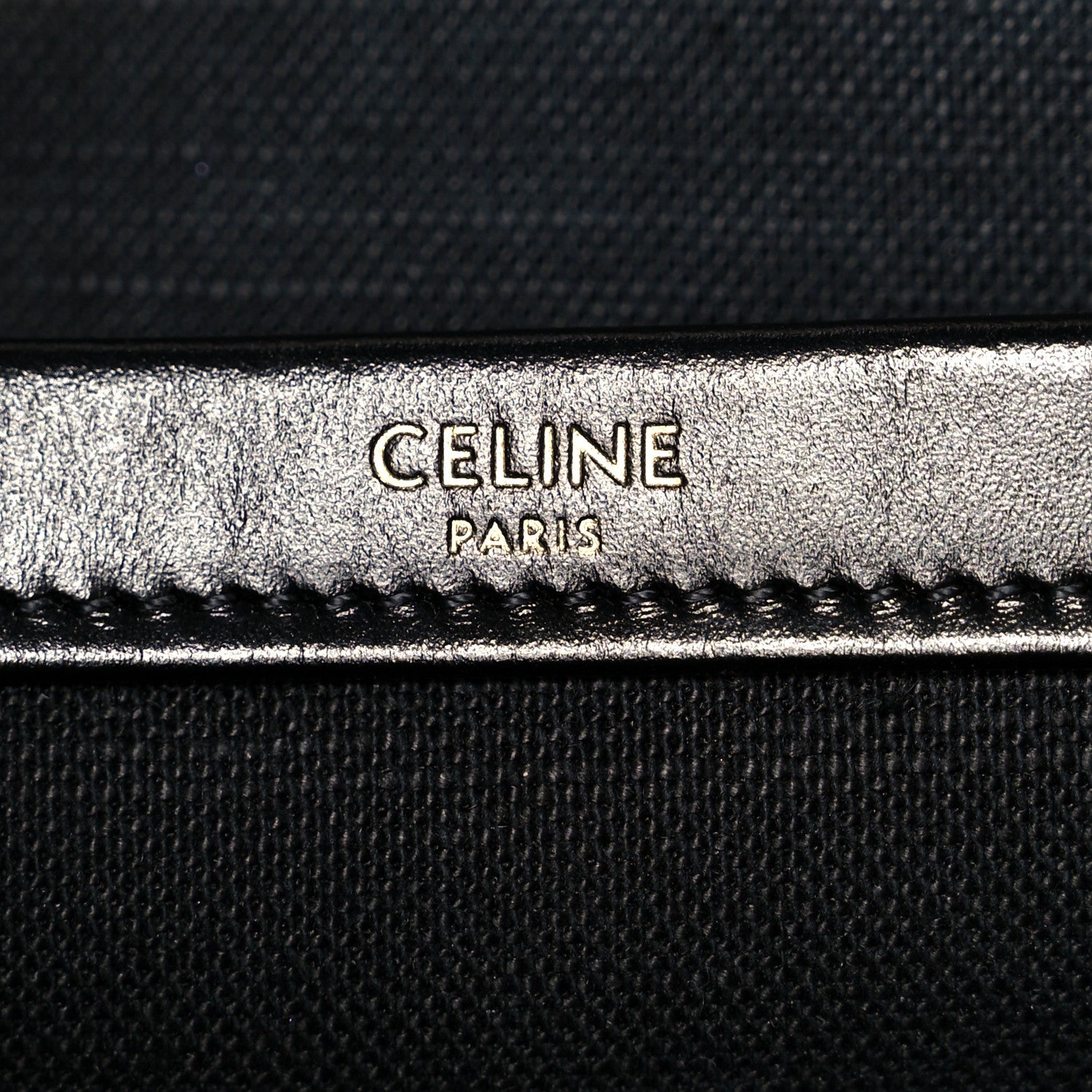 Celine Jacquard Striped Triomphe Large Cabas Thais Beige Black 6 of 11