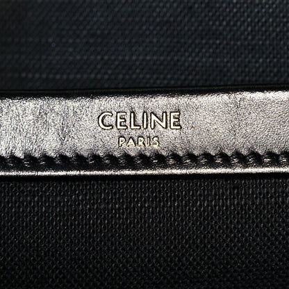 Celine Jacquard Striped Triomphe Large Cabas Thais Beige Black 6 of 11