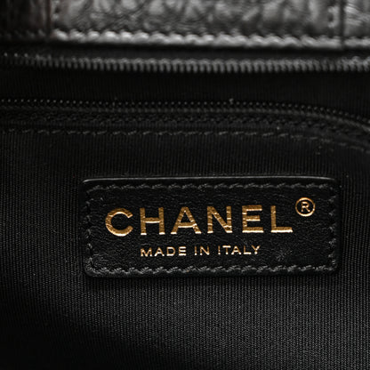 Chanel Calfskin Cerf Executive Shopper Tote Black 6 of 10