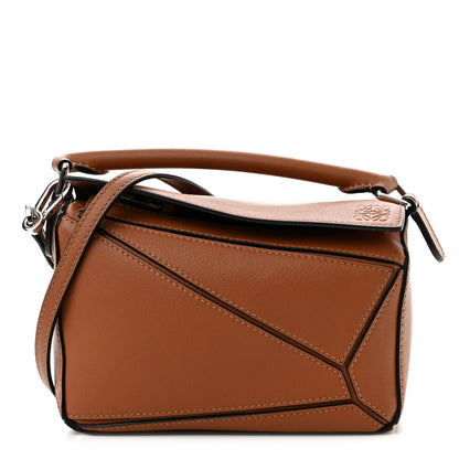 Loewe Calfskin Mini Puzzle Bag Tan 1 of 10