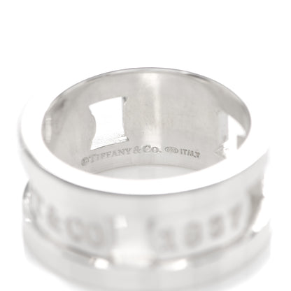 Tiffany Sterling Silver 1837 Elements Ring 50 5.5 4 of 4