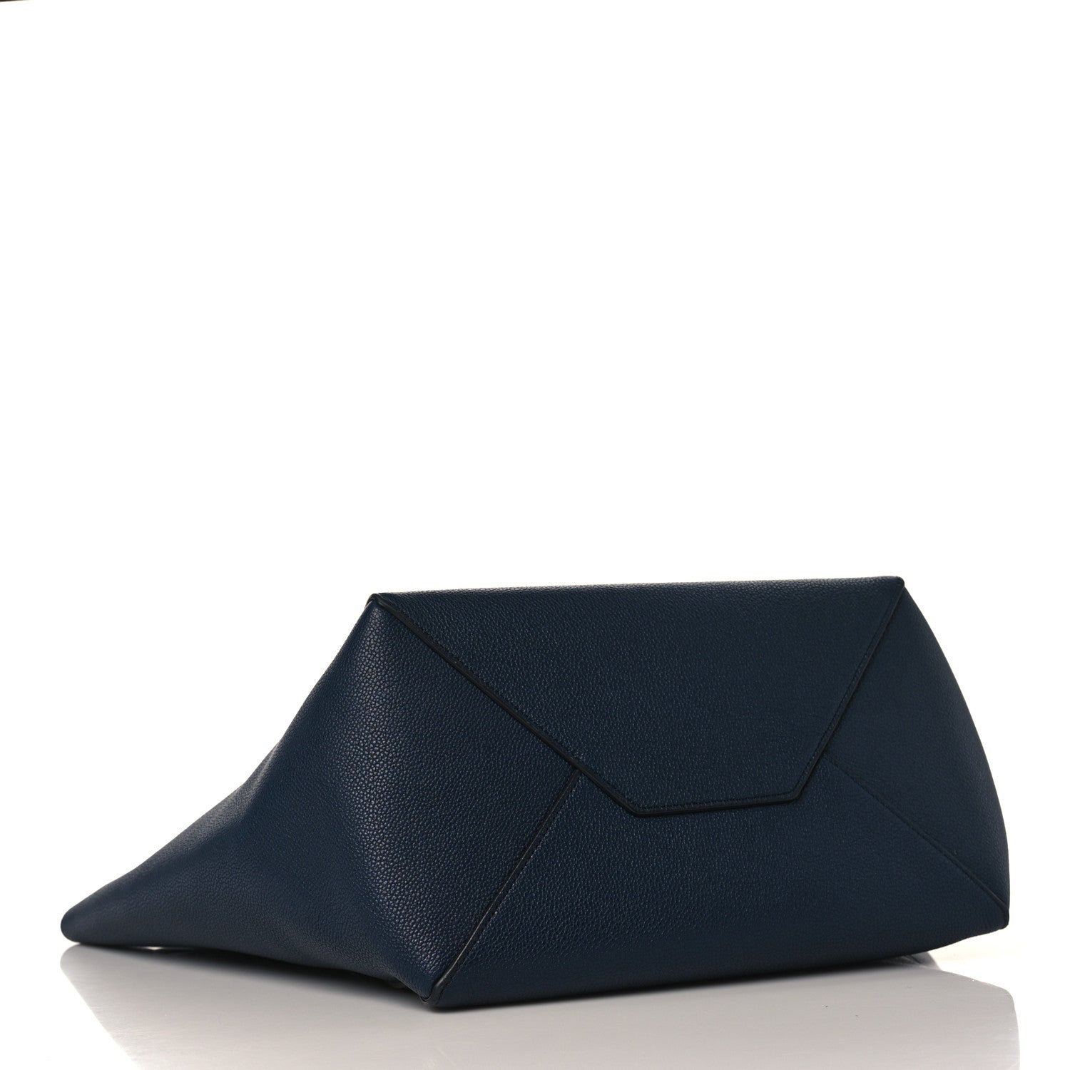 Celine Soft Grained Calfskin Small Belt Cabas Phantom Navy 4 of 11