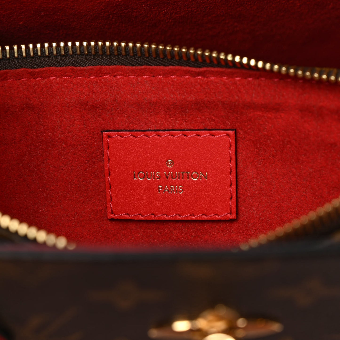 Monogram Flower Tote Coquelicot