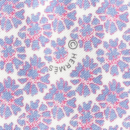 Hermes Silk Lalbhai Maxi Twilly Slim Blue Jean Parme Rose 2 of 4