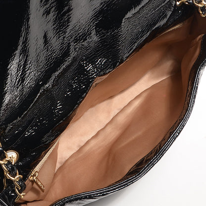 Chanel Vinyl Rock and Chain Medium Flap Black 7 of 7