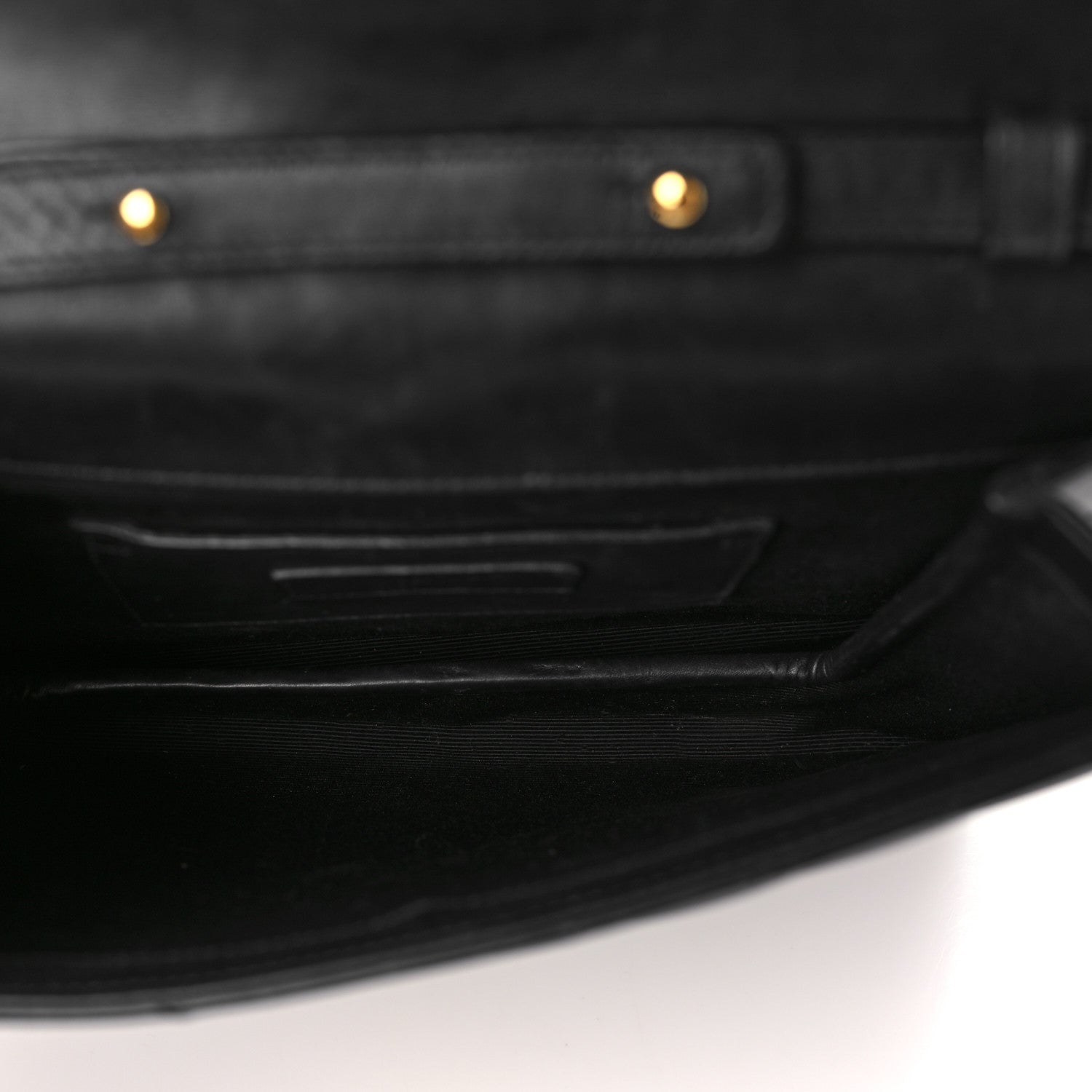 Saint Laurent Calfskin Matelasse Chevron Medium Monogram Satchel Black 5 of 8