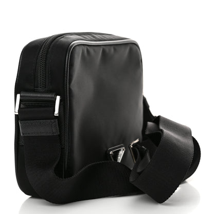 Prada Tessuto Nylon Saffiano Logo Camera Bag Black 3 of 10