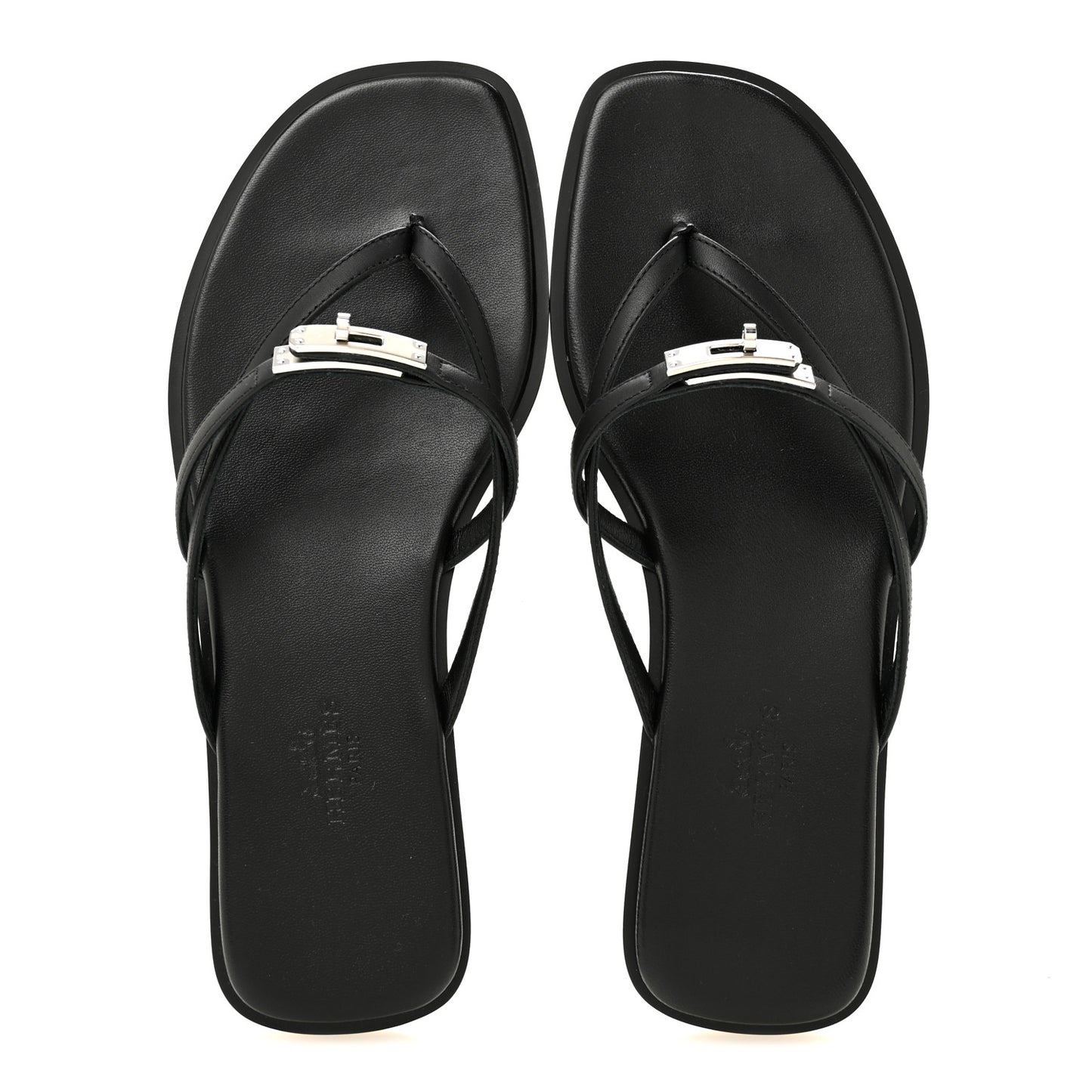 Calfskin Miss Sandals 36 Black