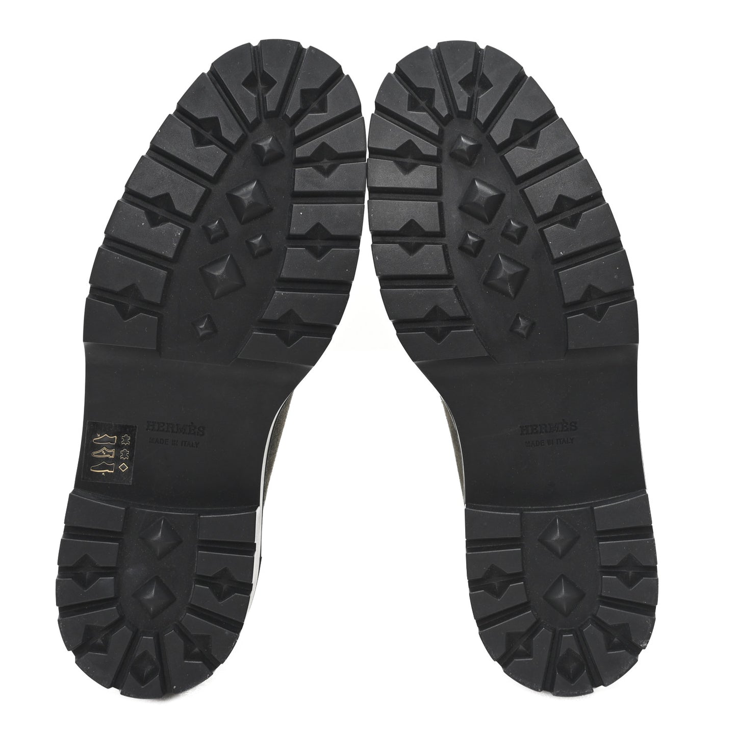 Chevre Velours Womens Icone Loafers 37 Vert Foret