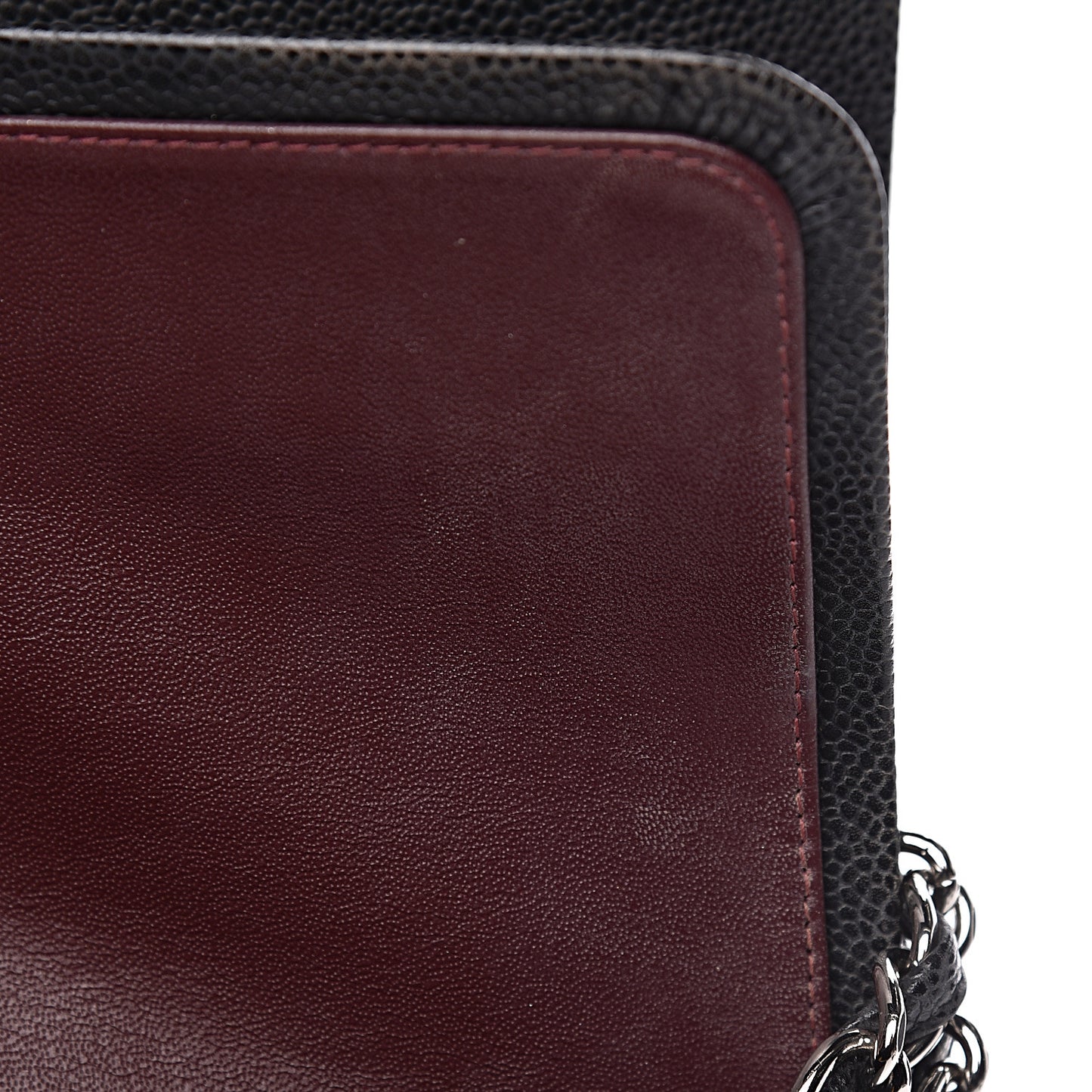 Caviar Quilted Maxi Double Flap Black