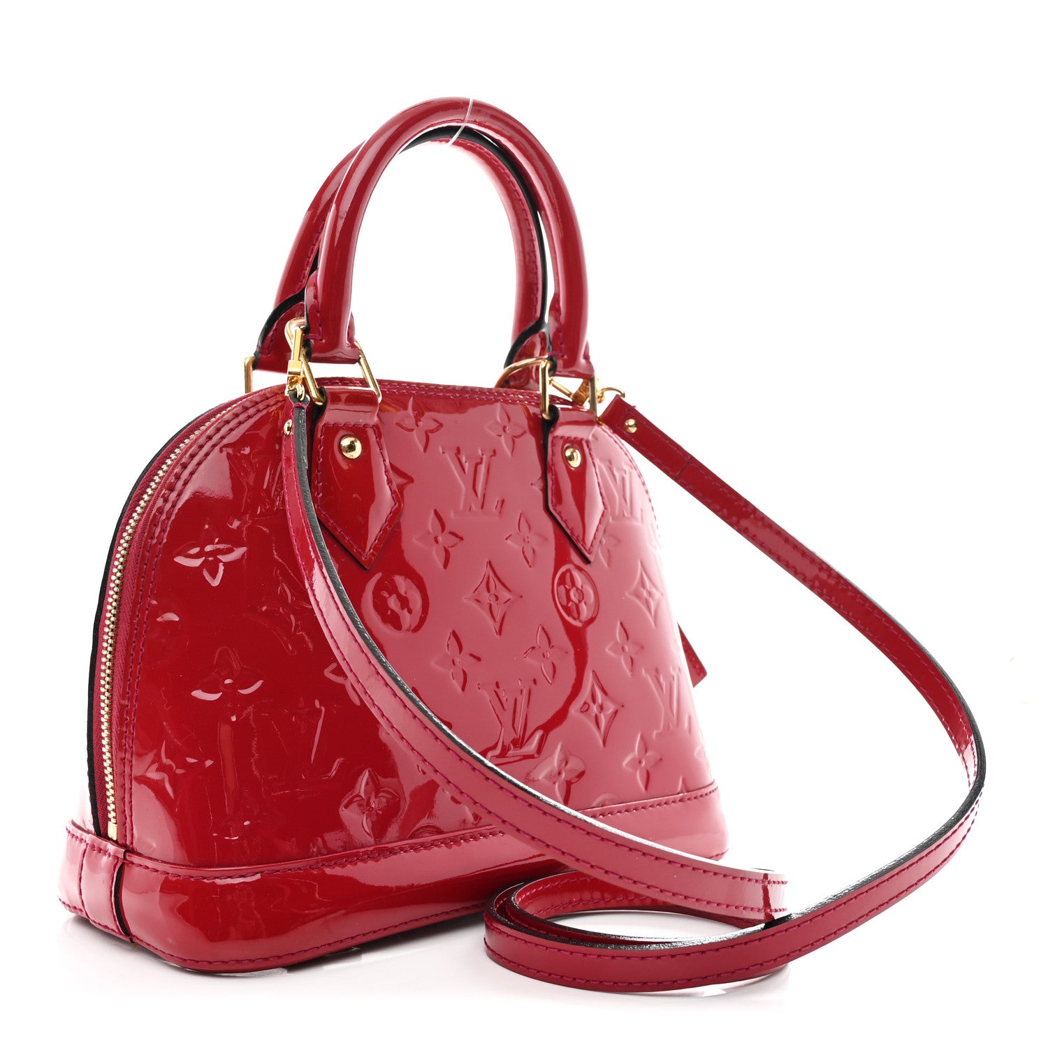 Louis Vuitton Vernis Alma BB Rose Indien 3 of 12