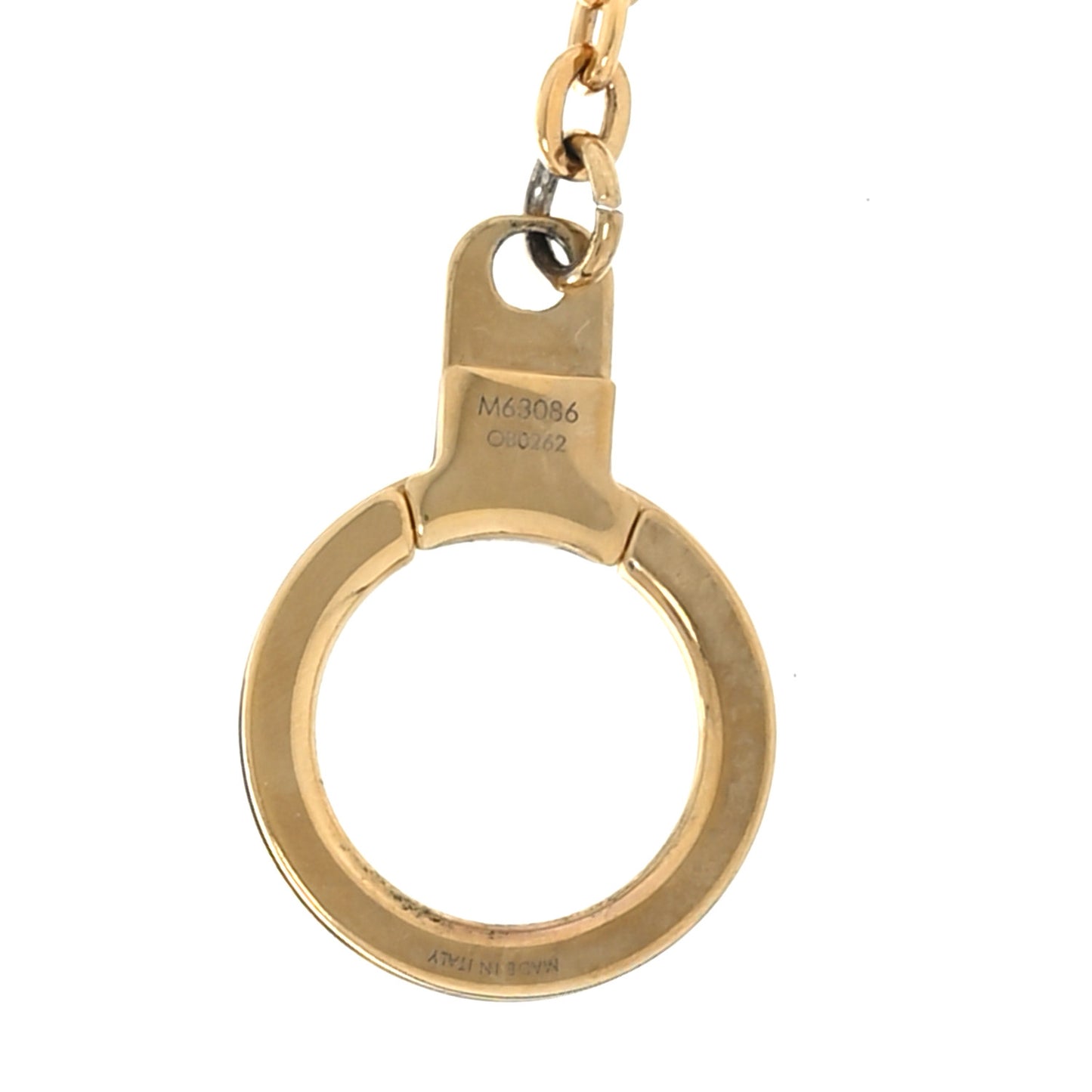 Brass Monogram Blooming Flowers Bag Charm Key Holder Rose Ballerine