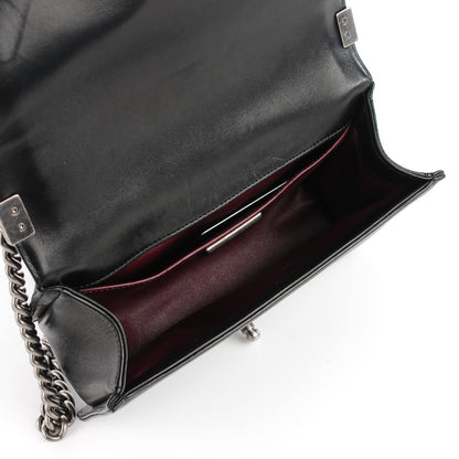 Chanel Goat Hair Medium Celtic Boy Flap Black 9 of 10