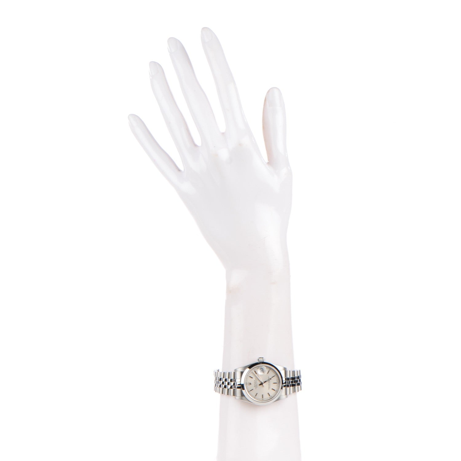 Rolex Stainless Steel 31mm Oyster Perpetual Datejust Watch White 78240 2 of 9