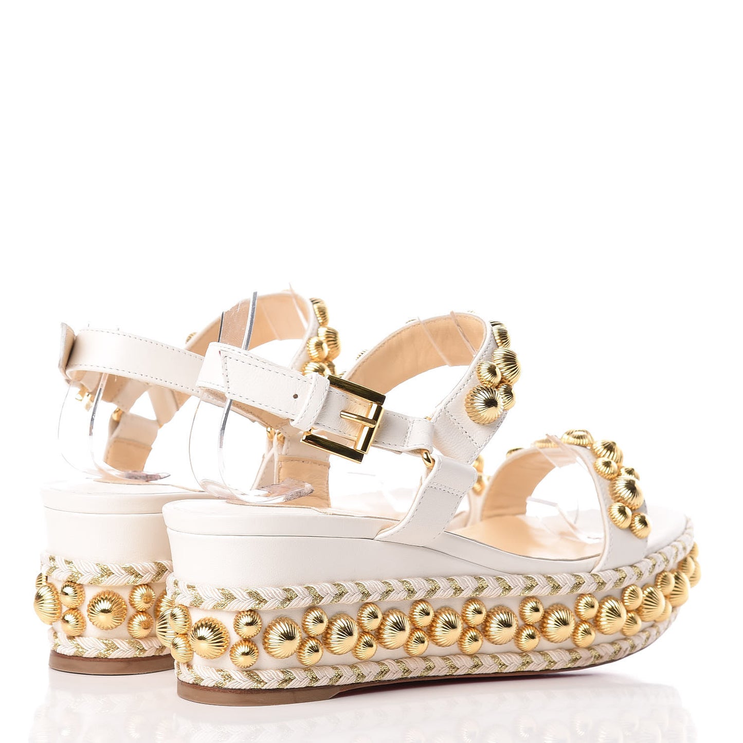 Shiny Nappa Rondaclou 60 Platform Sandals 36 Latte