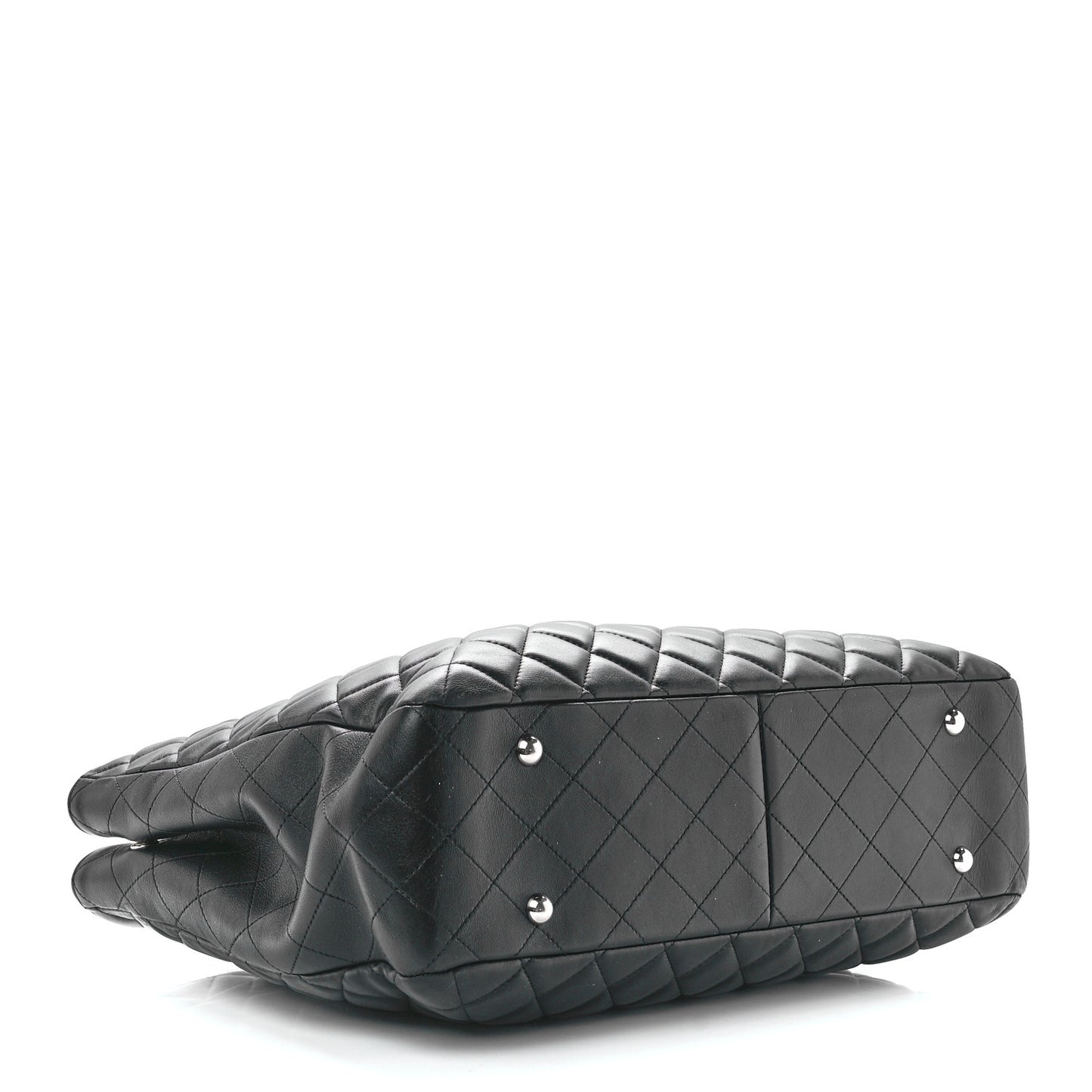 Calfskin Quilted Timeless Tote Black