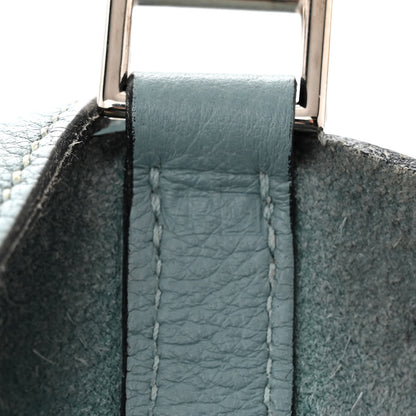 Hermes Taurillon Clemence Picotin 22 MM Ciel 7 of 14